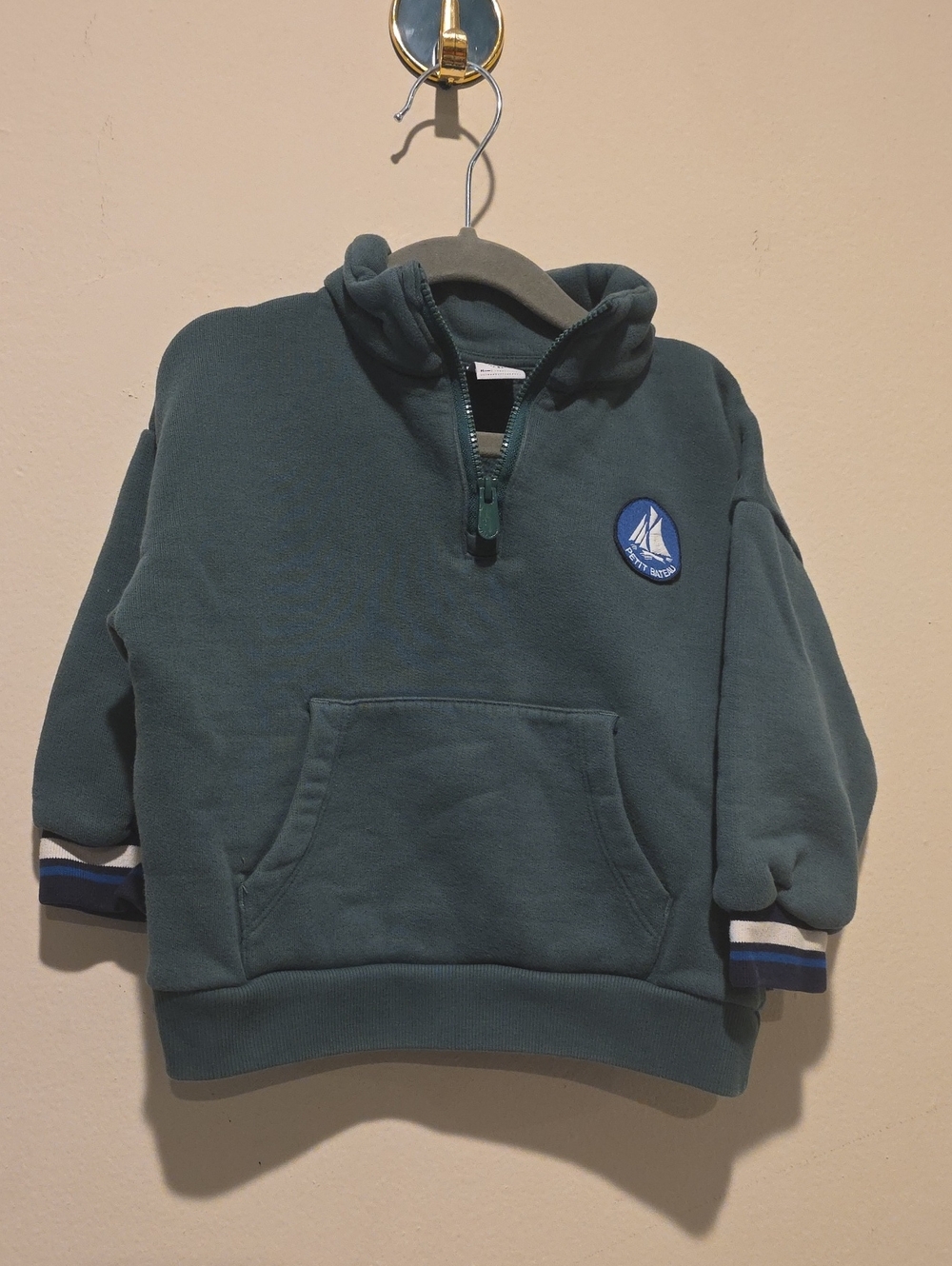 Petit Bateu Size 4ans 4 Ans 104cm 104 Cm Green Pullover Gorgeous